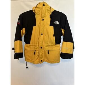 Vintage The North Face Gore-Tex Parka Jacket Women's/Girls Small Yellow Mountain